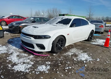 2023 Dodge Charger Scat Pack Widebody из США, поврежденный, VIN 2C3CDXGJ4PH671111